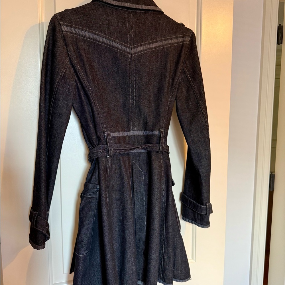 Armani Exchange (AX) Women's Denim Trench Coat - small - Picture 4 of 7
